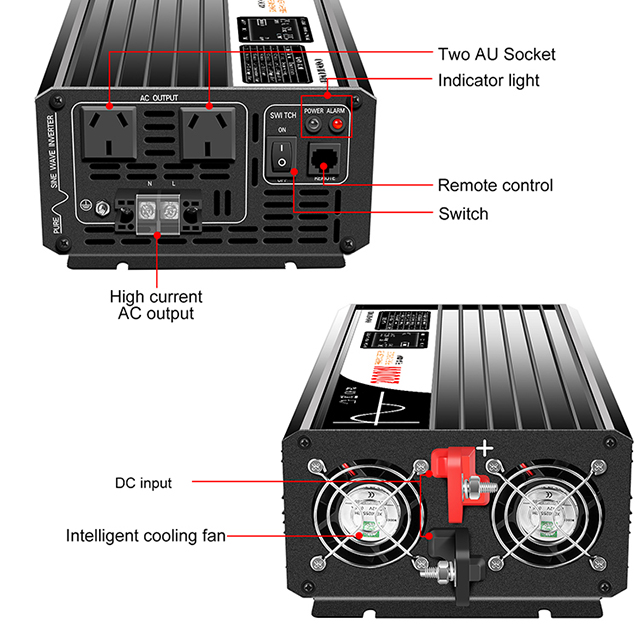 2000W Inverter Pure Sine Wave
